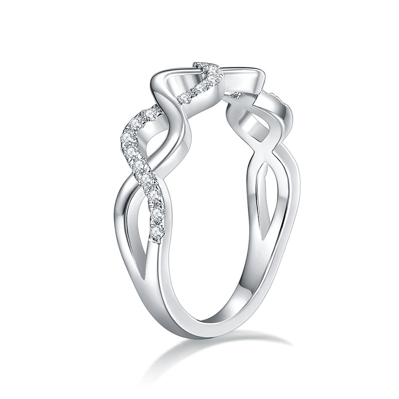Carissie Ring MB215476 - Silver Angle View