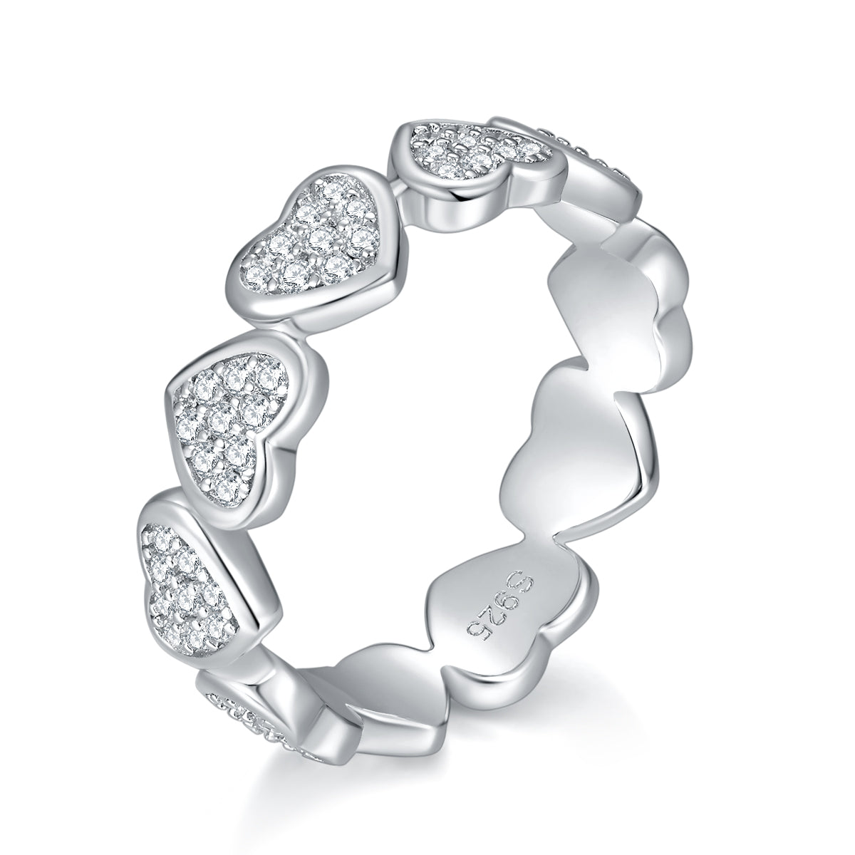 Carissie Ring MB215480 - Silver Angle View