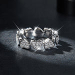 Carissie Ring MB215480 - Silver Angle View