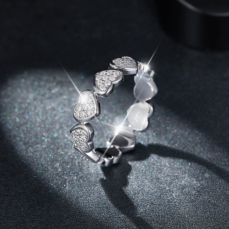 Carissie Ring MB215480 - Silver Angle View