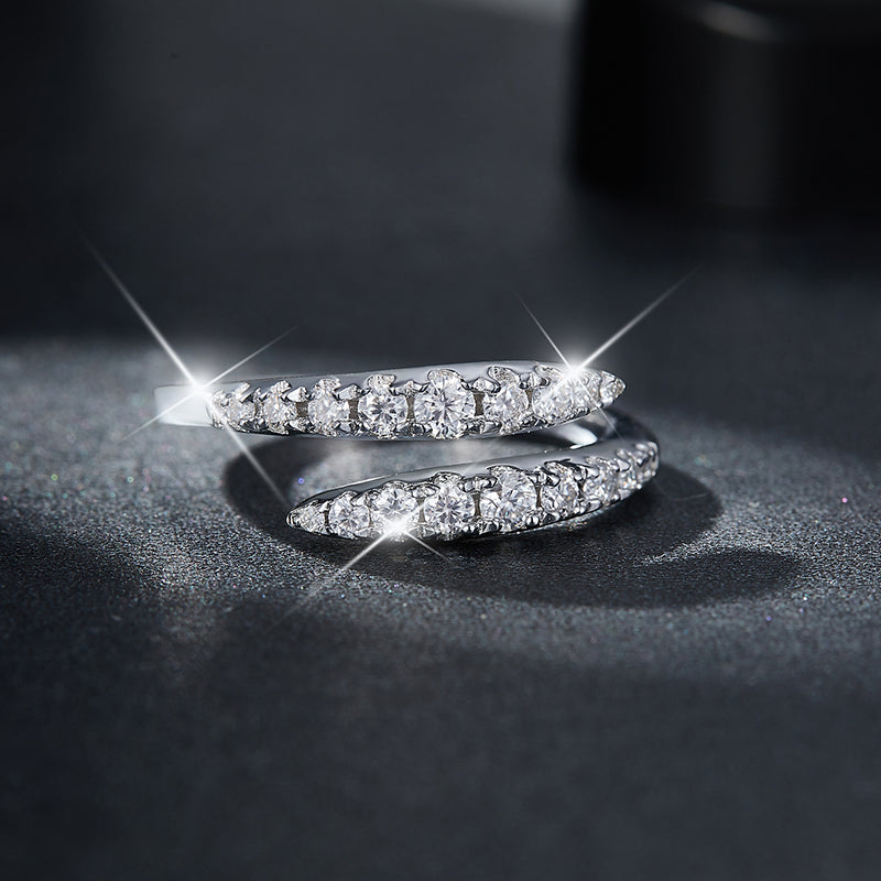 Carissie Ring MB215485 - Silver Angle View