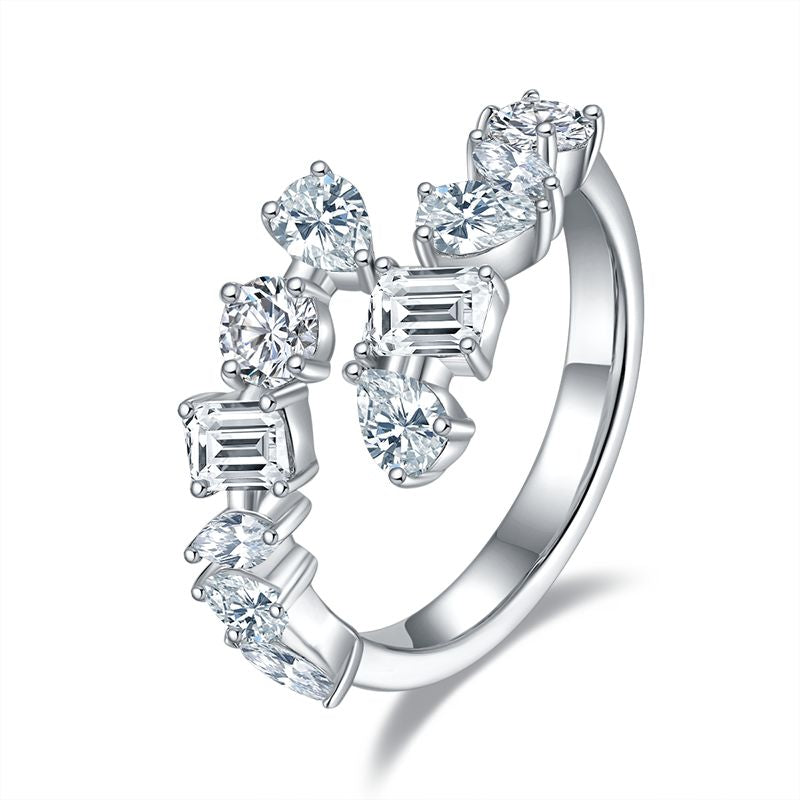 Carissie Ring MB215490 - Silver Angle View