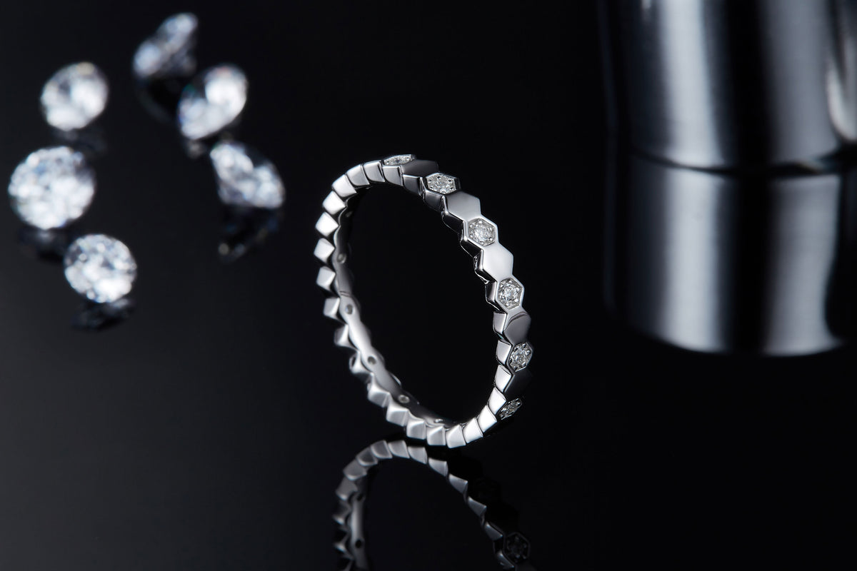Carissie Ring MB215651 - Silver Angle View