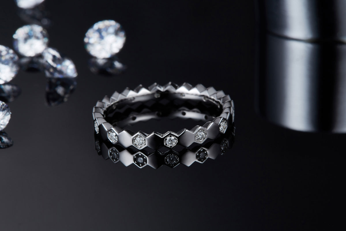 Carissie Ring MB215651 - Silver Angle View