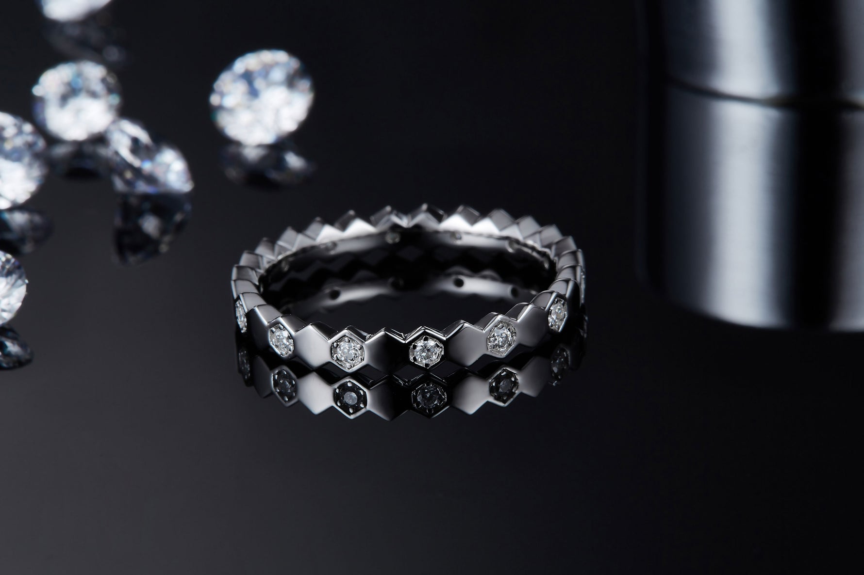 Carissie Ring MB215651 - Silver Angle View