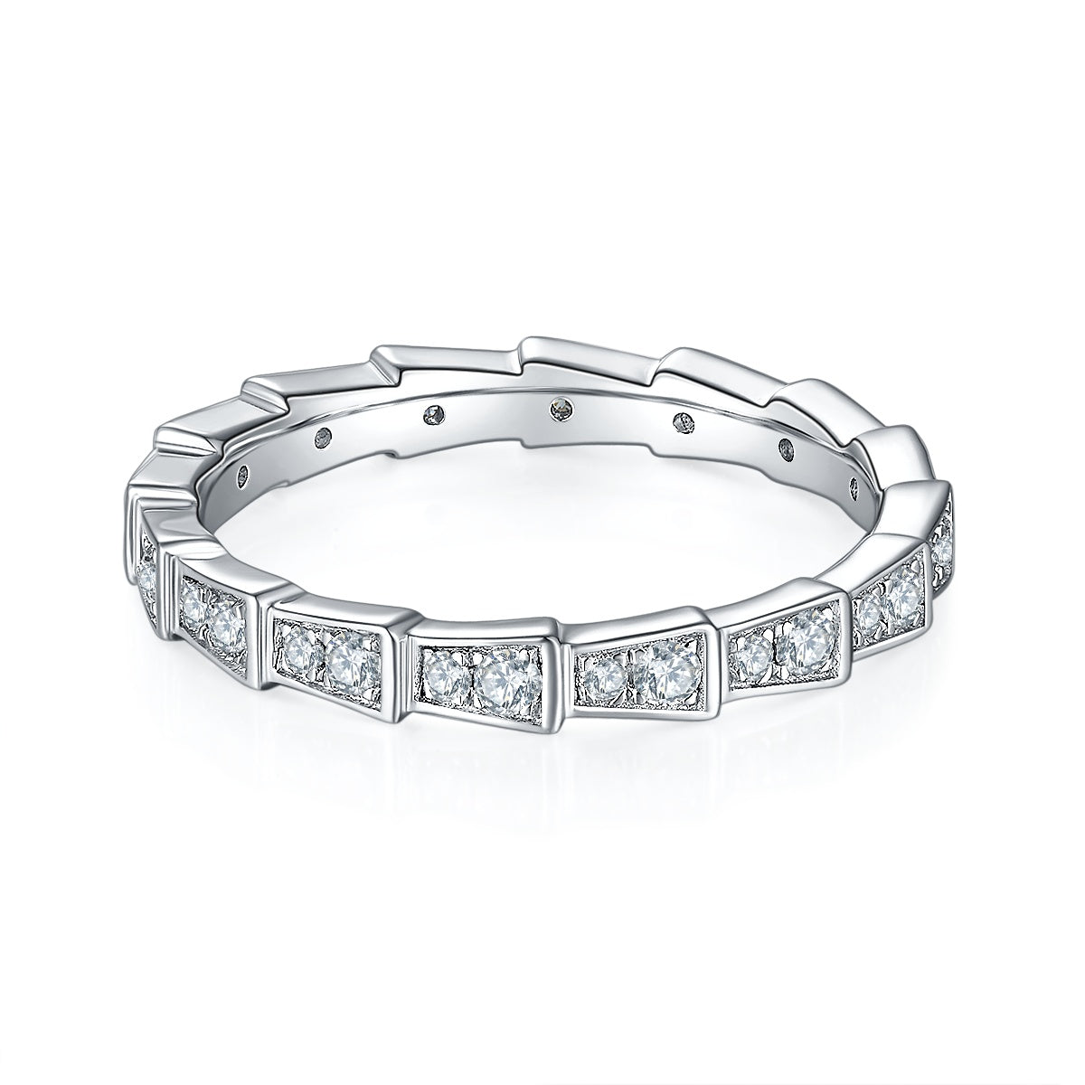 Carissie Ring MB215652 - Silver Angle View