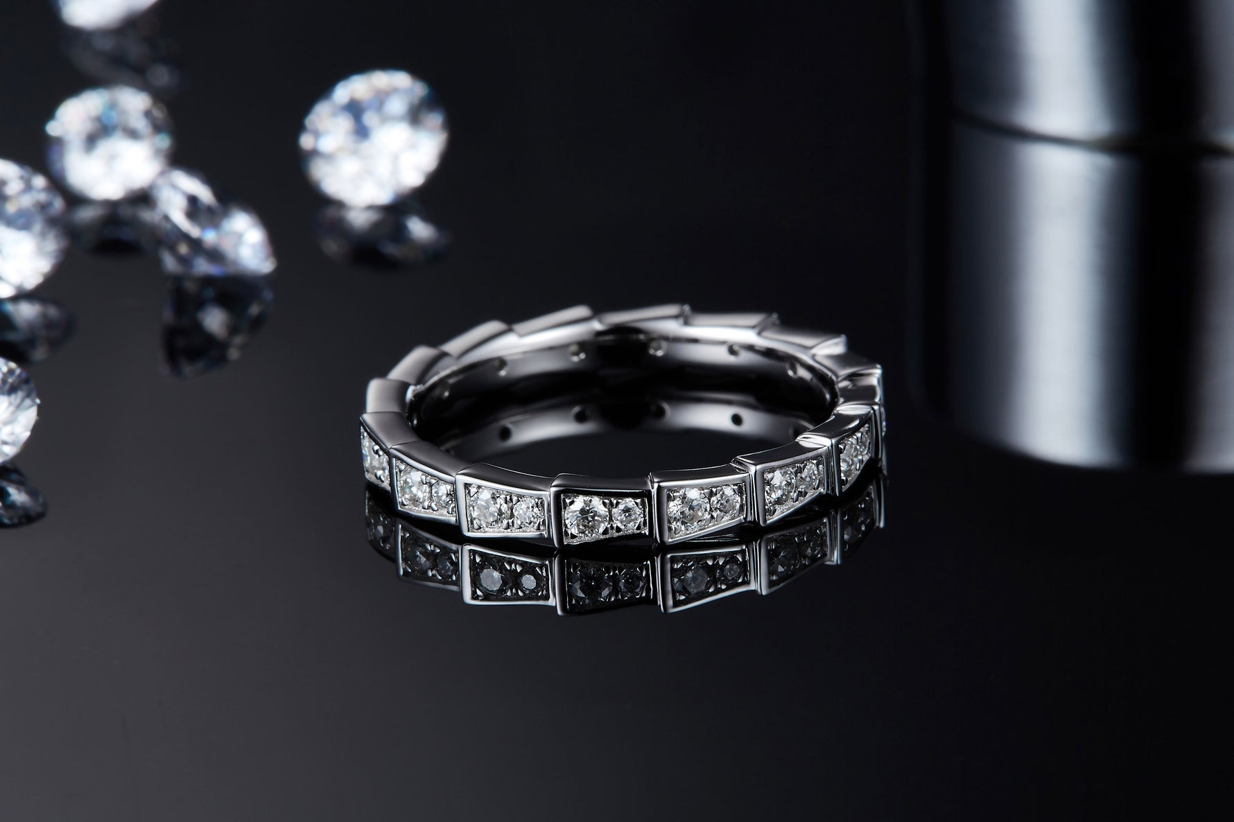 Carissie Ring MB215652 - Silver Angle View