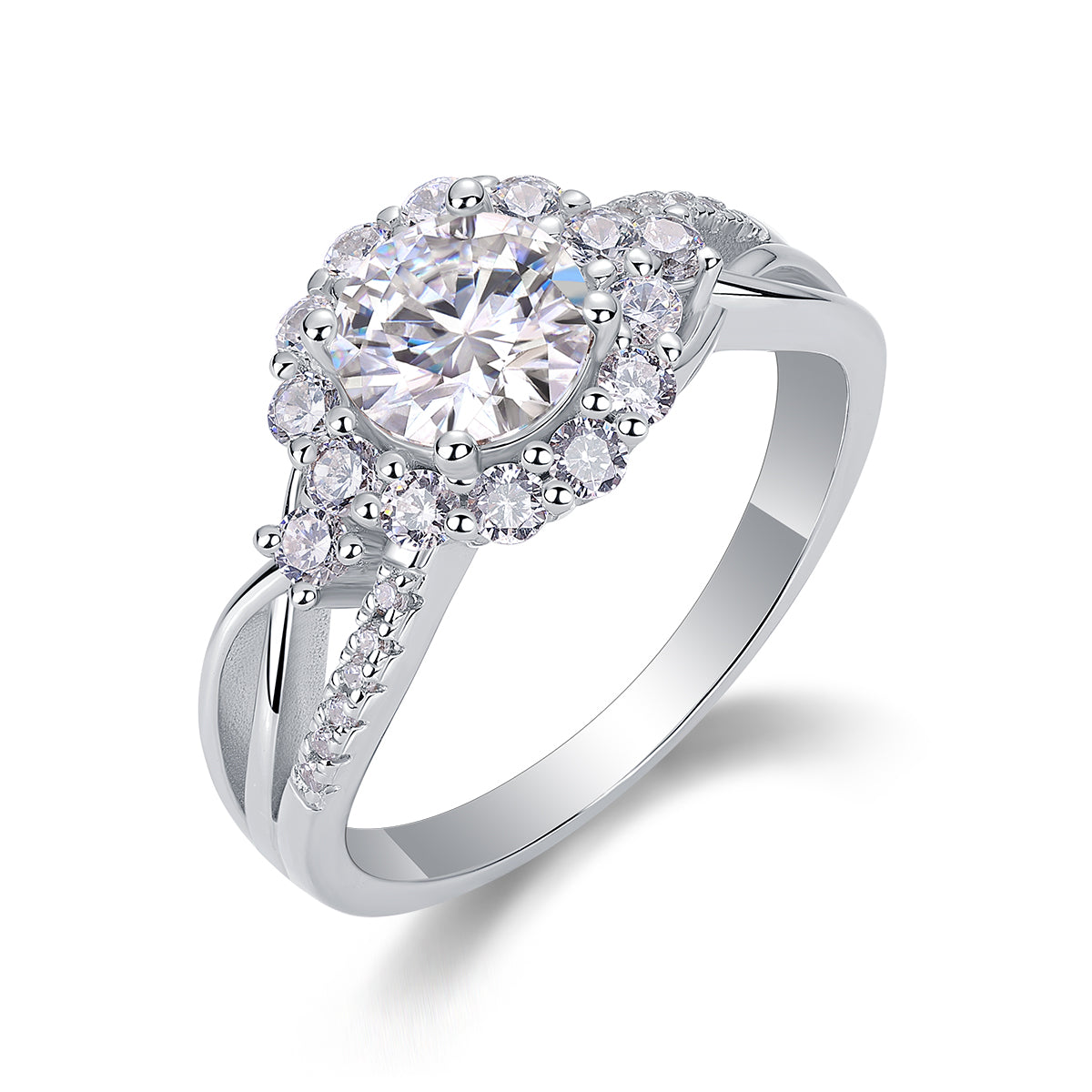Carissie Ring MF212031 - Silver Angle View
