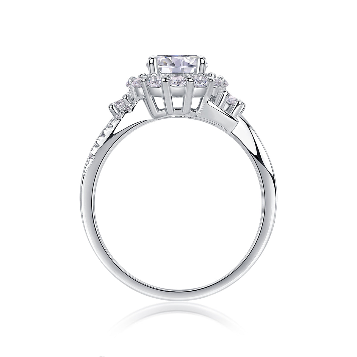 Carissie Ring MF212031 - Silver Side View