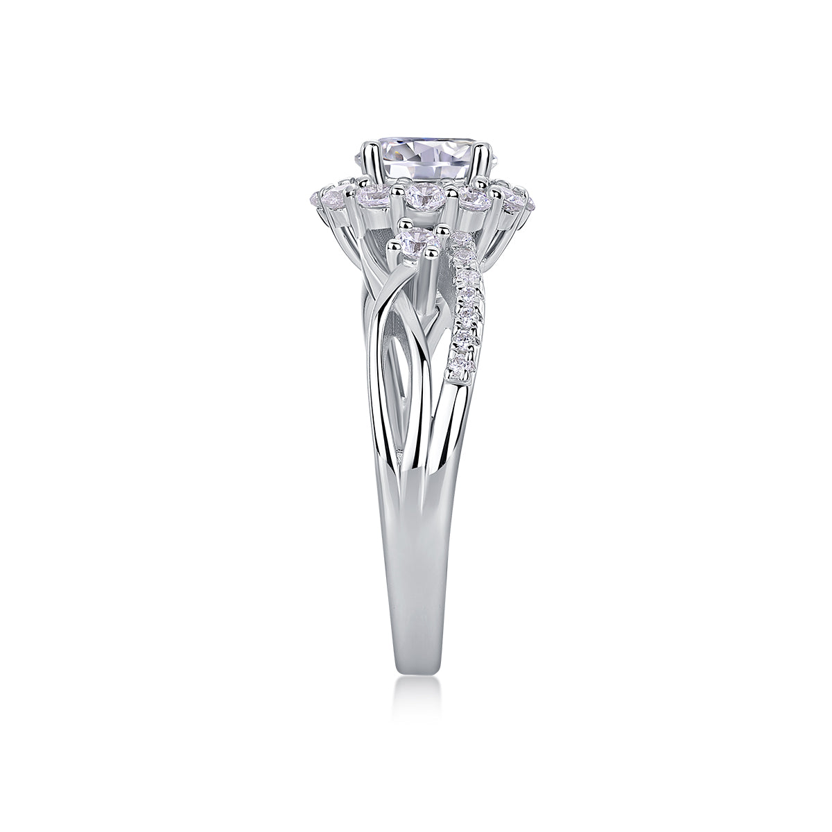 Carissie Ring MF212031 - Silver Side View