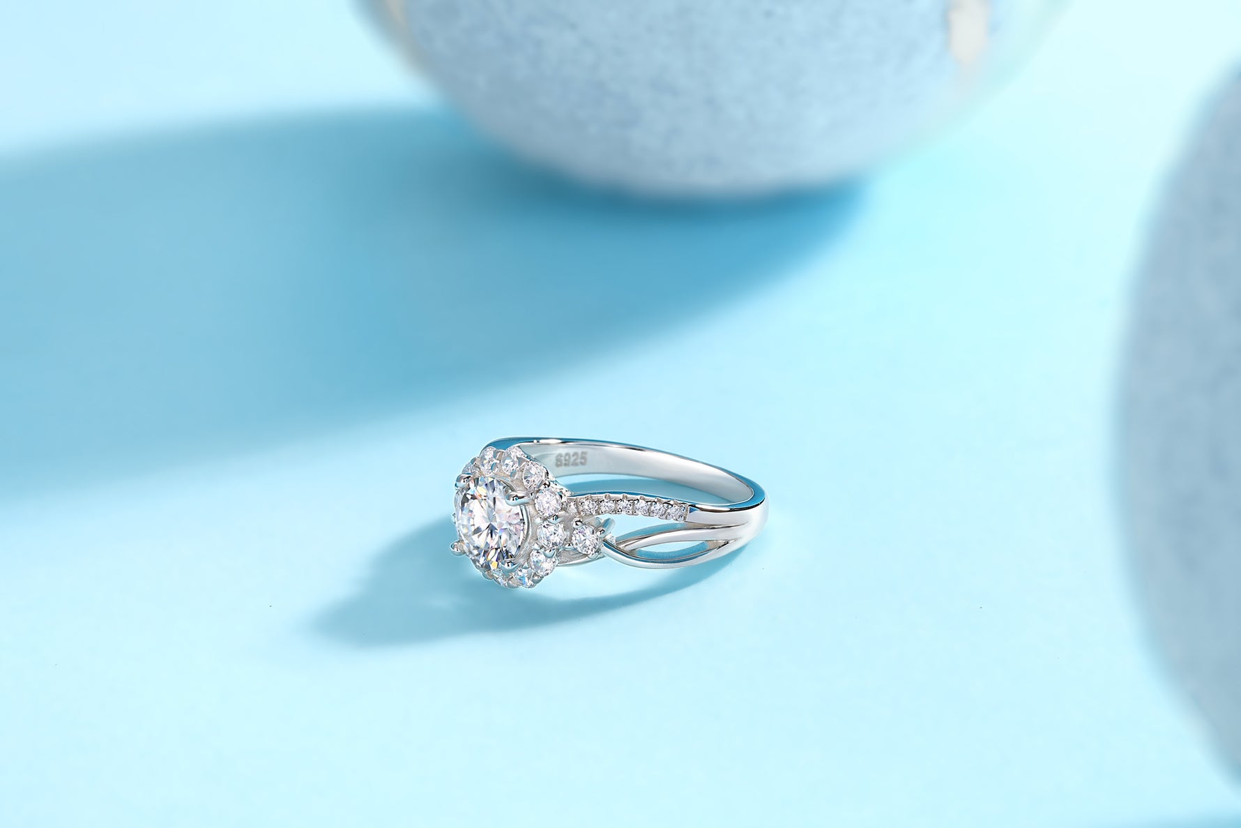 Carissie Ring MF212031 - Silver Angle View