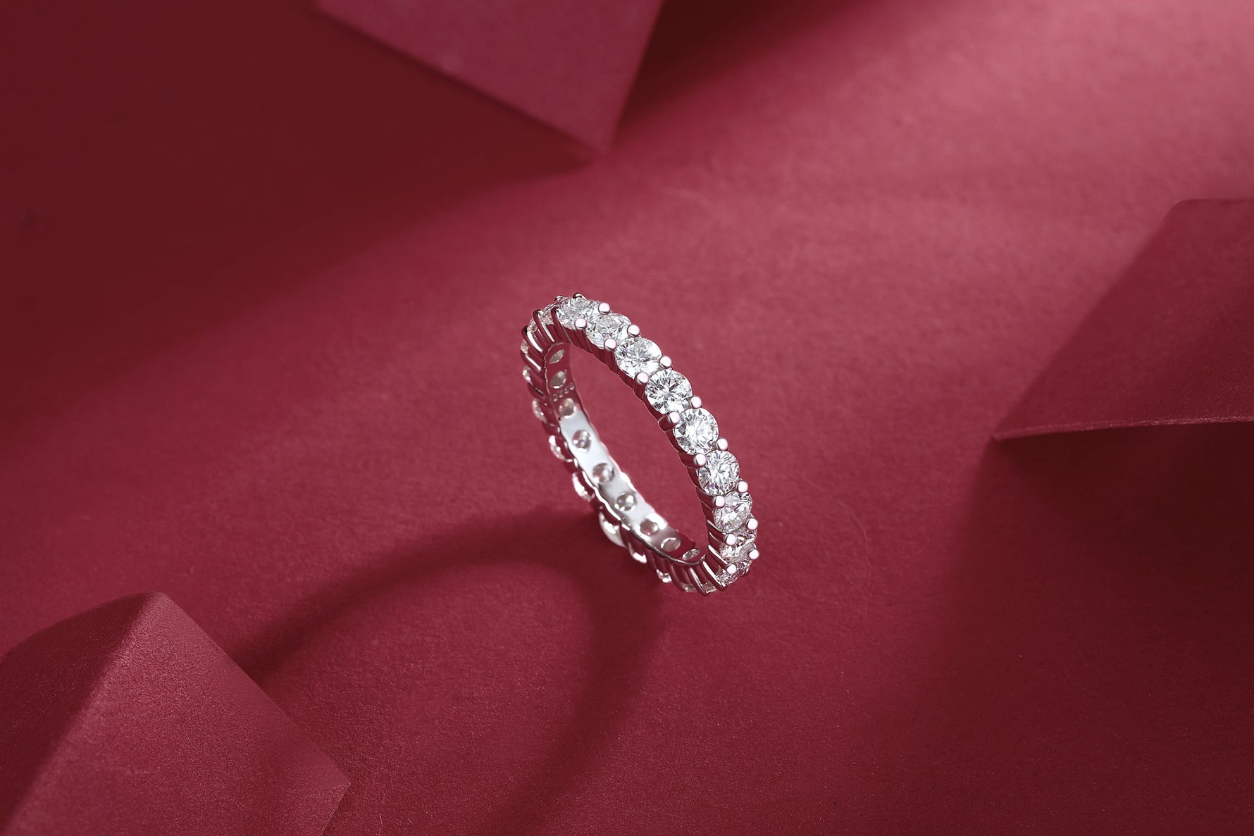 Carissie Ring MF214056 - Silver Angle View