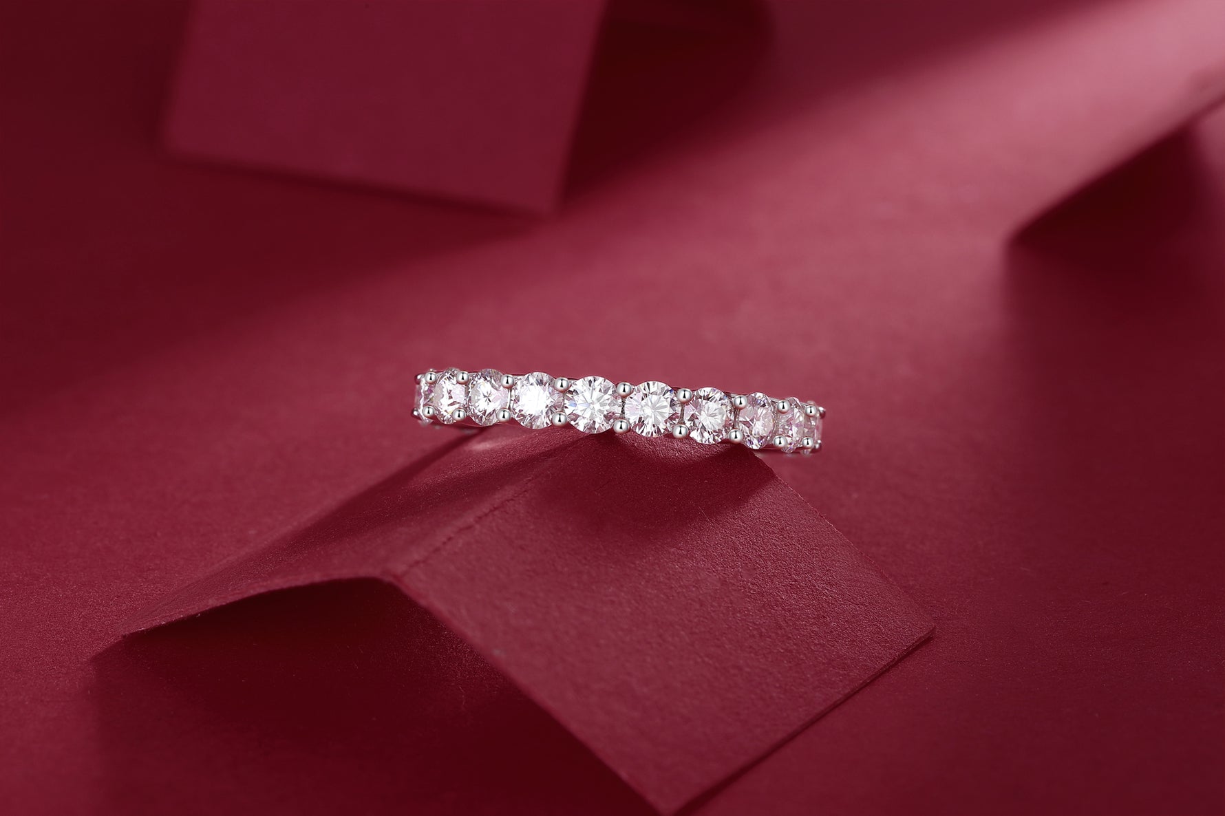 Carissie Ring MF214056 - Silver Angle View