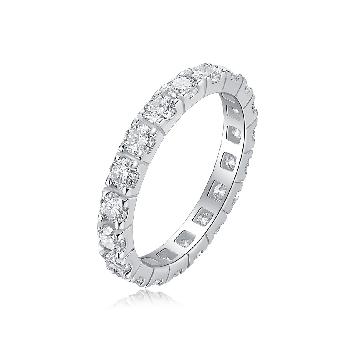 Carissie Ring MF214194 - Silver Angle View