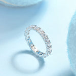 Carissie Ring MF214194 - Silver Angle View