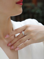Carissie Ring MF214260 - Silver On Model