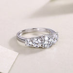 Carissie Ring MF214263 - Silver Angle View