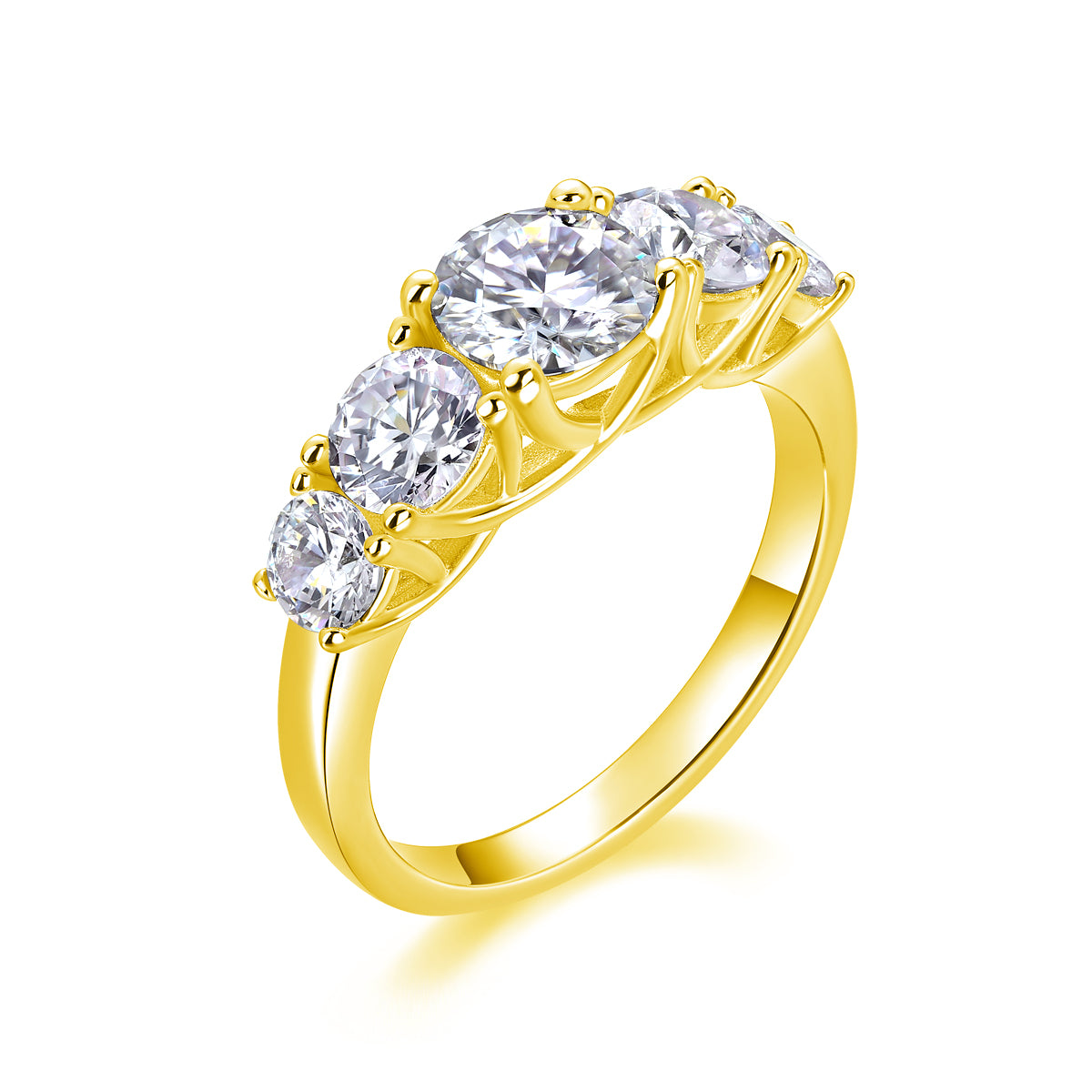 Carissie Ring MF214263 - Yellow Gold Angle View