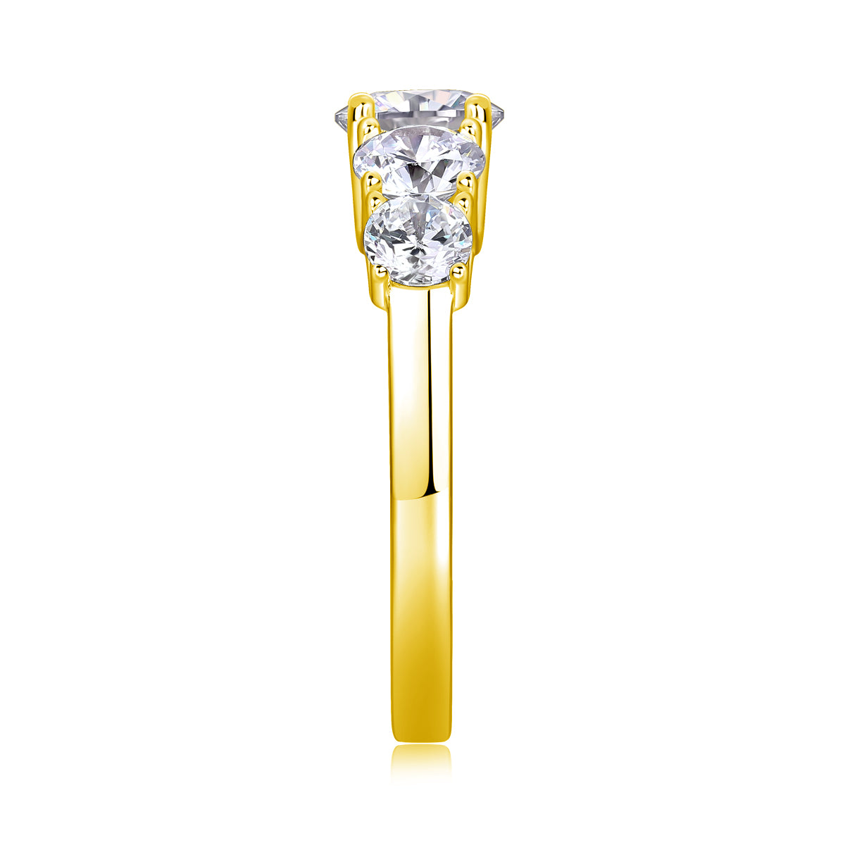 Carissie Ring MF214263 - Yellow Gold Side View