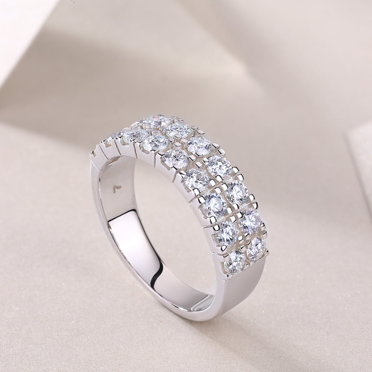 Carissie Ring MF214274 - Silver Angle View