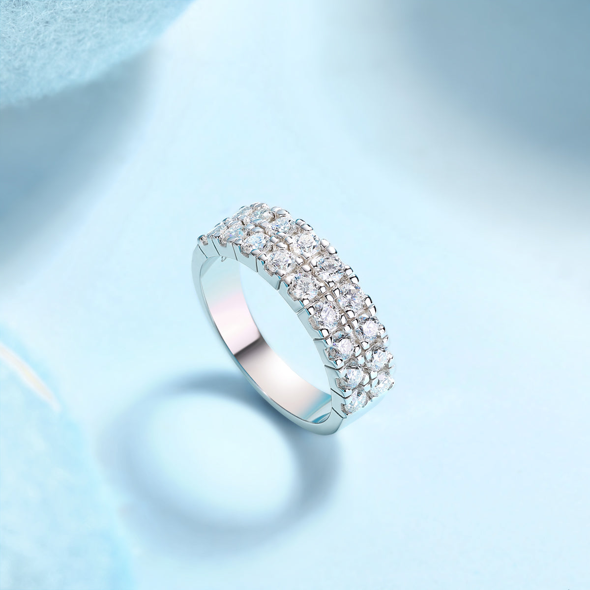 Carissie Ring MF214274 - Silver Angle View