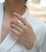 Carissie Ring MF214274 - Silver On Model