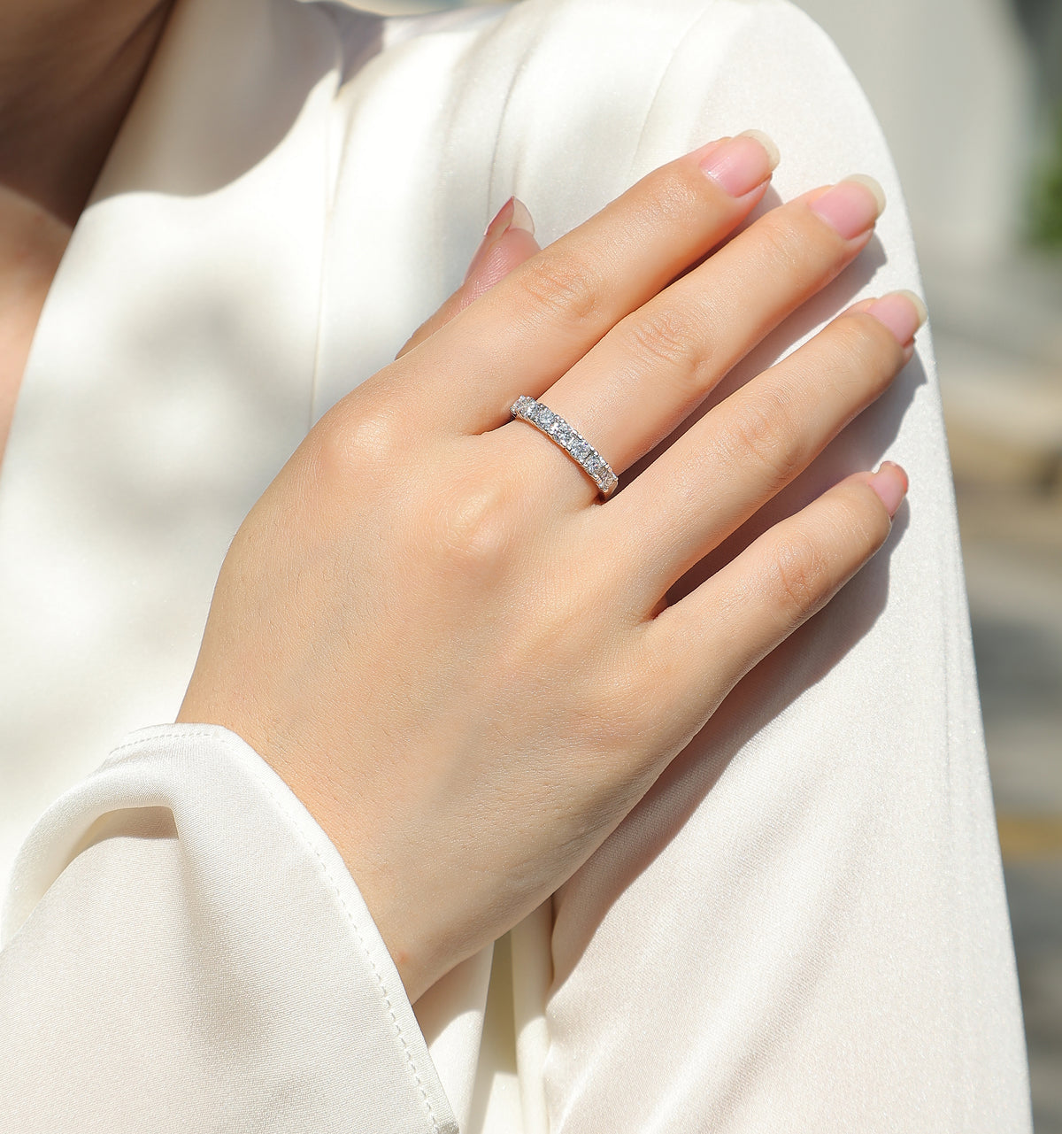 Carissie Ring MF214275 - Silver On Model