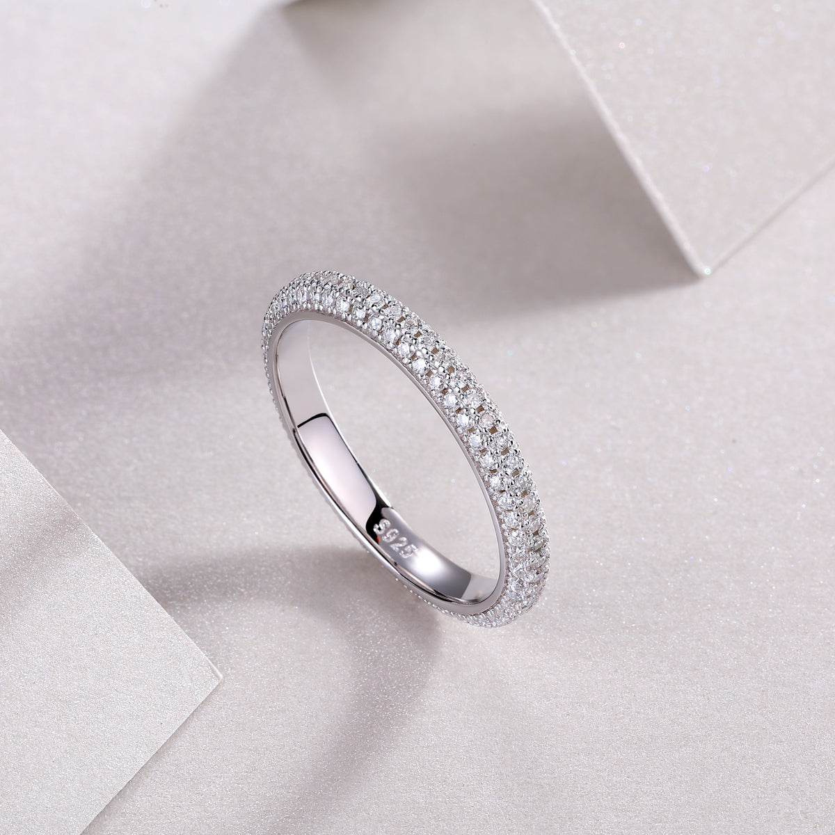 Carissie Ring MF214278 - Silver Angle View