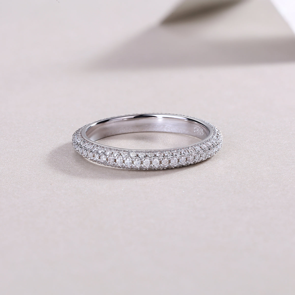 Carissie Ring MF214278 - Silver Angle View