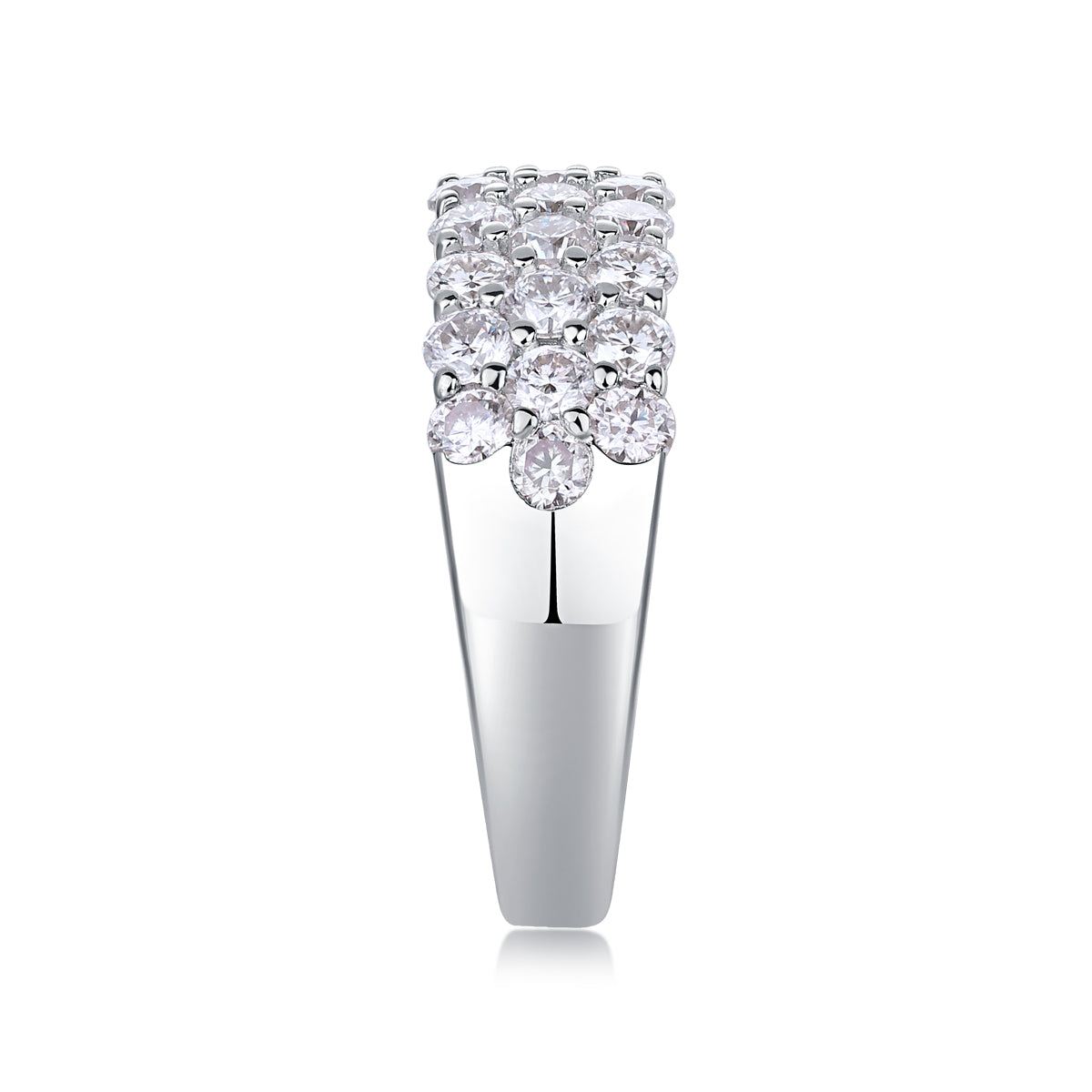 Carissie Ring MF214286 - Silver Side View