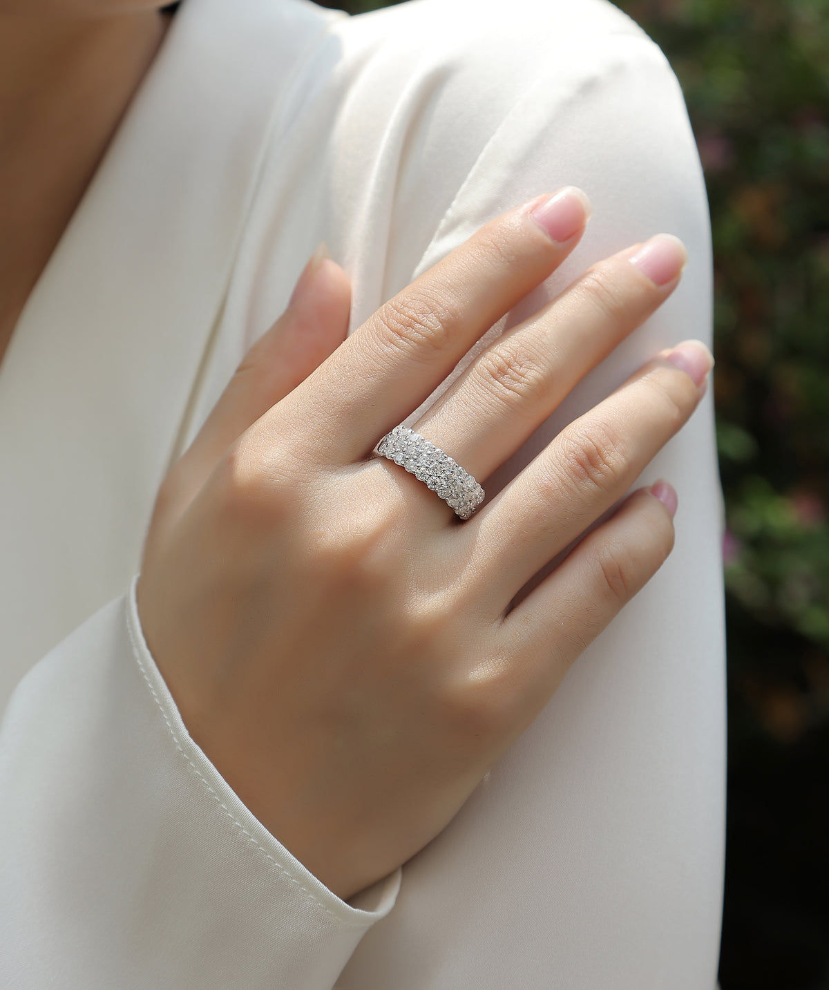Carissie Ring MF214286 - Silver On Model
