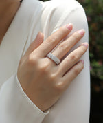 Carissie Ring MF214286 - Silver On Model
