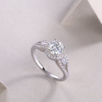 Carissie Ring MF214298 - Silver Angle View