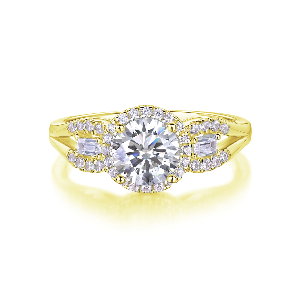 Carissie Ring MF214298 - Yellow Gold Front View