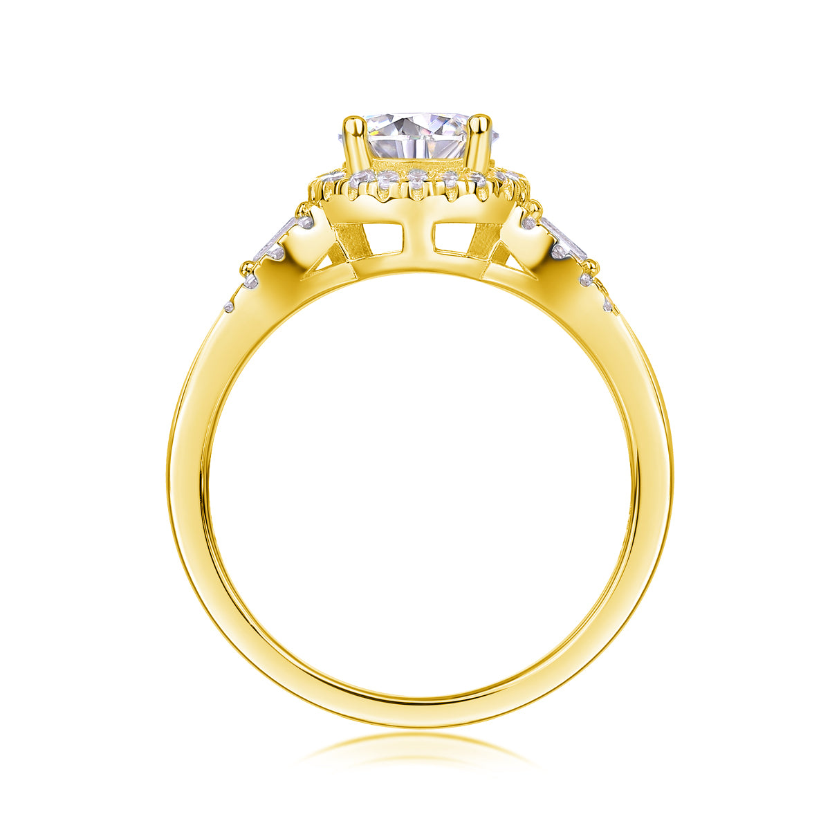 Carissie Ring MF214298 - Yellow Gold Front View