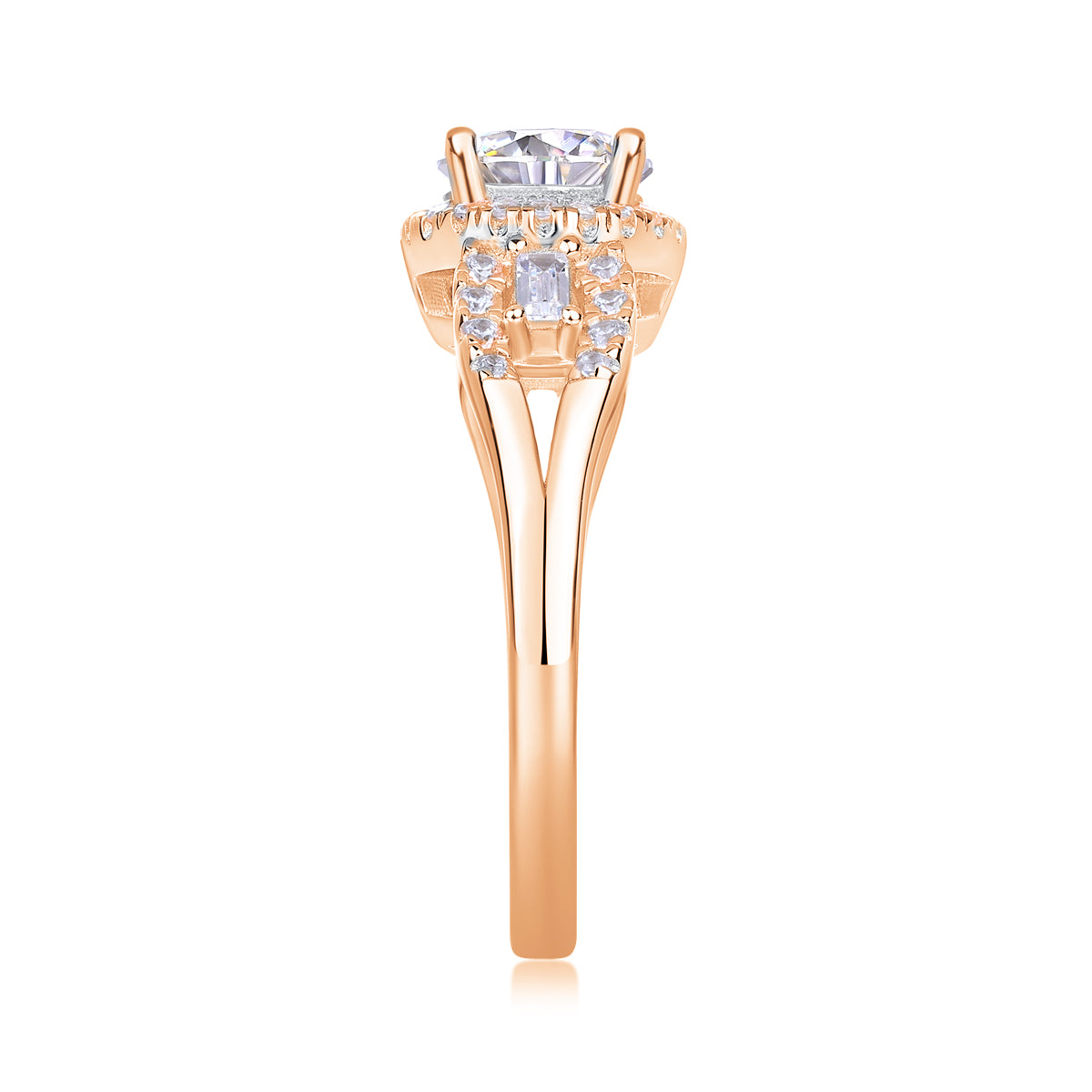 Carissie Ring MF214298 - Rose Gold Side View