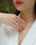 Carissie Ring MF214305 - Silver On Model