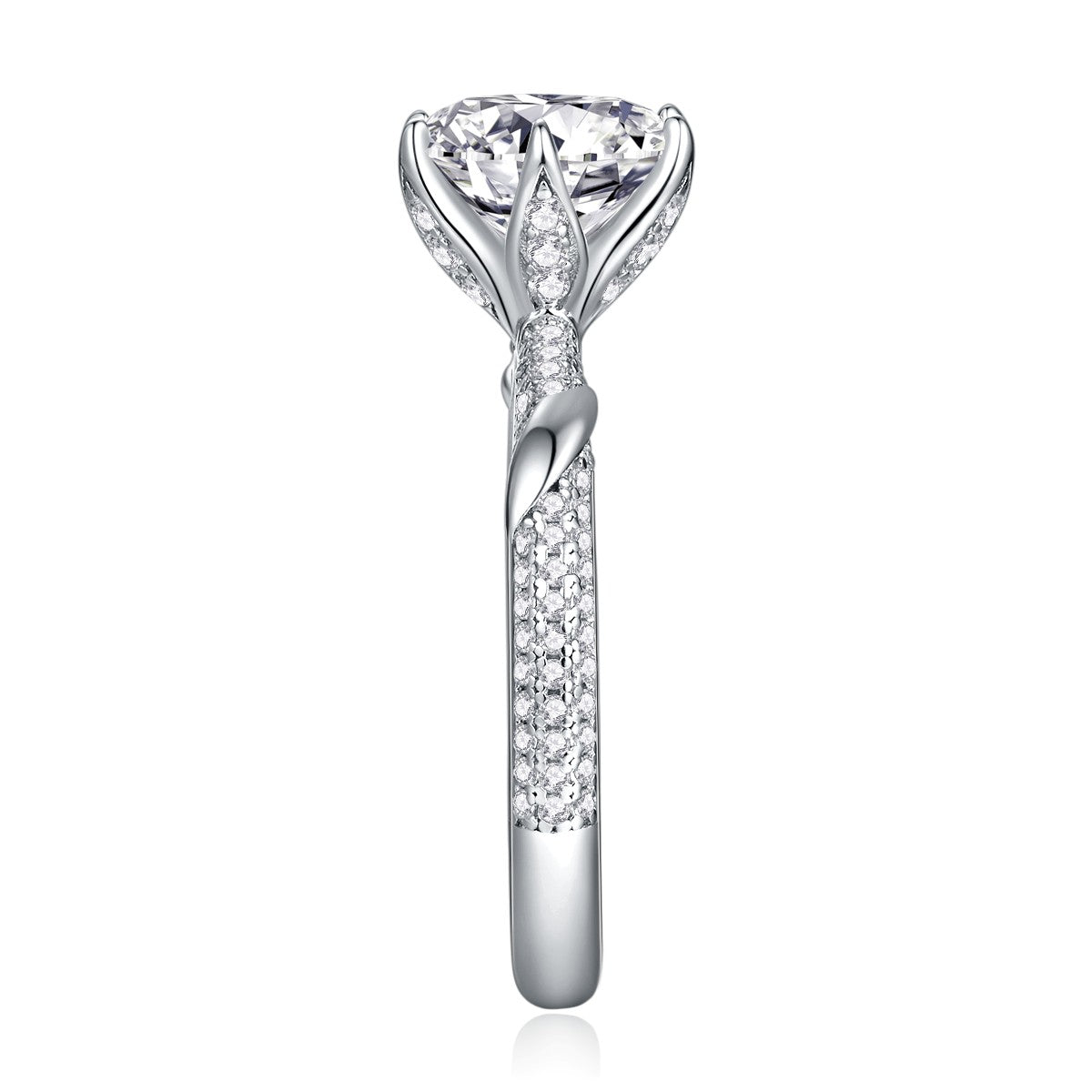 Carissie Ring MF214306 - Silver Side View