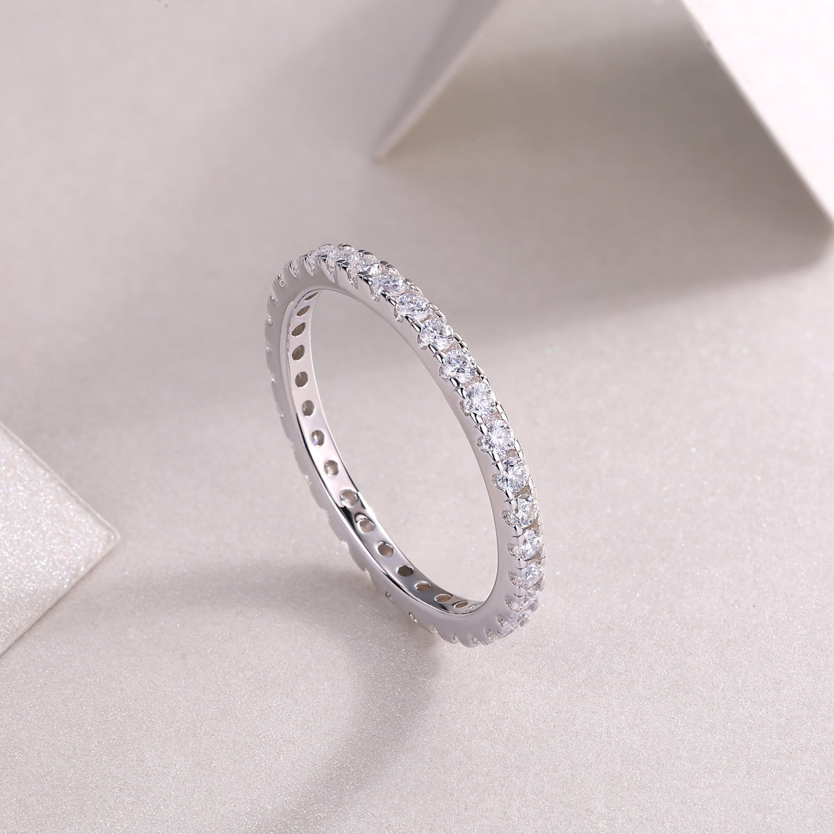 Carissie Ring MF214321 - Silver Angle View