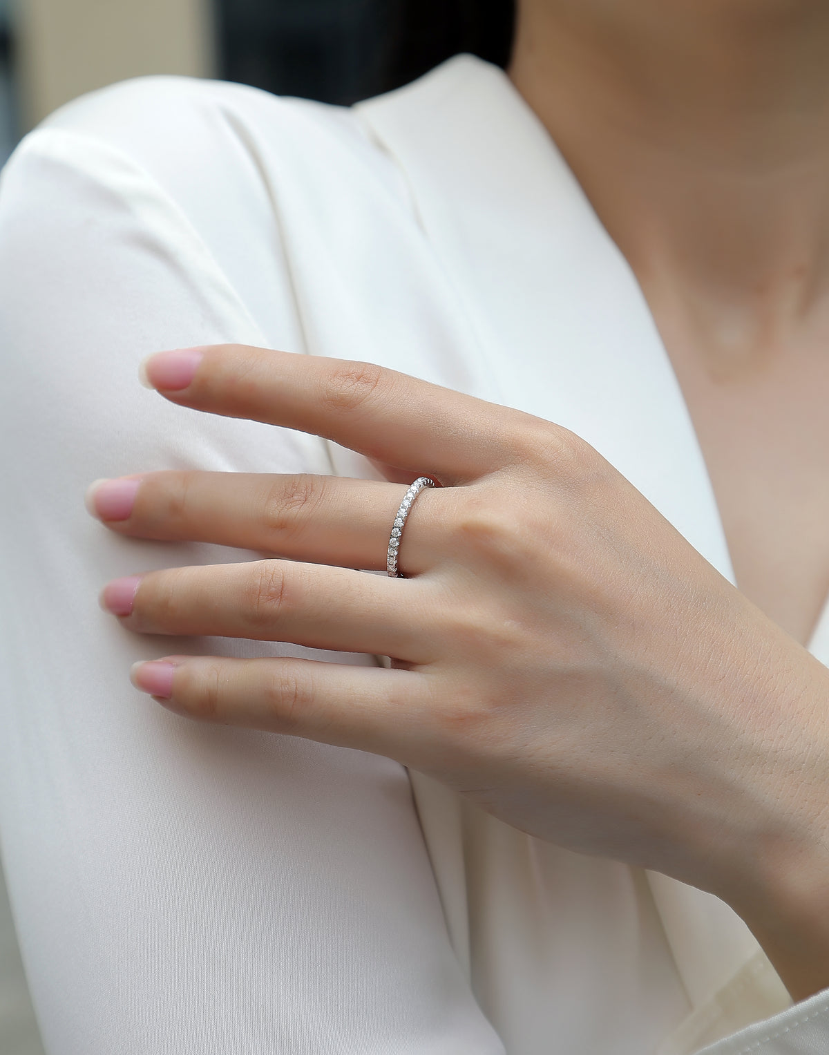Carissie Ring MF214321 - Silver On Model