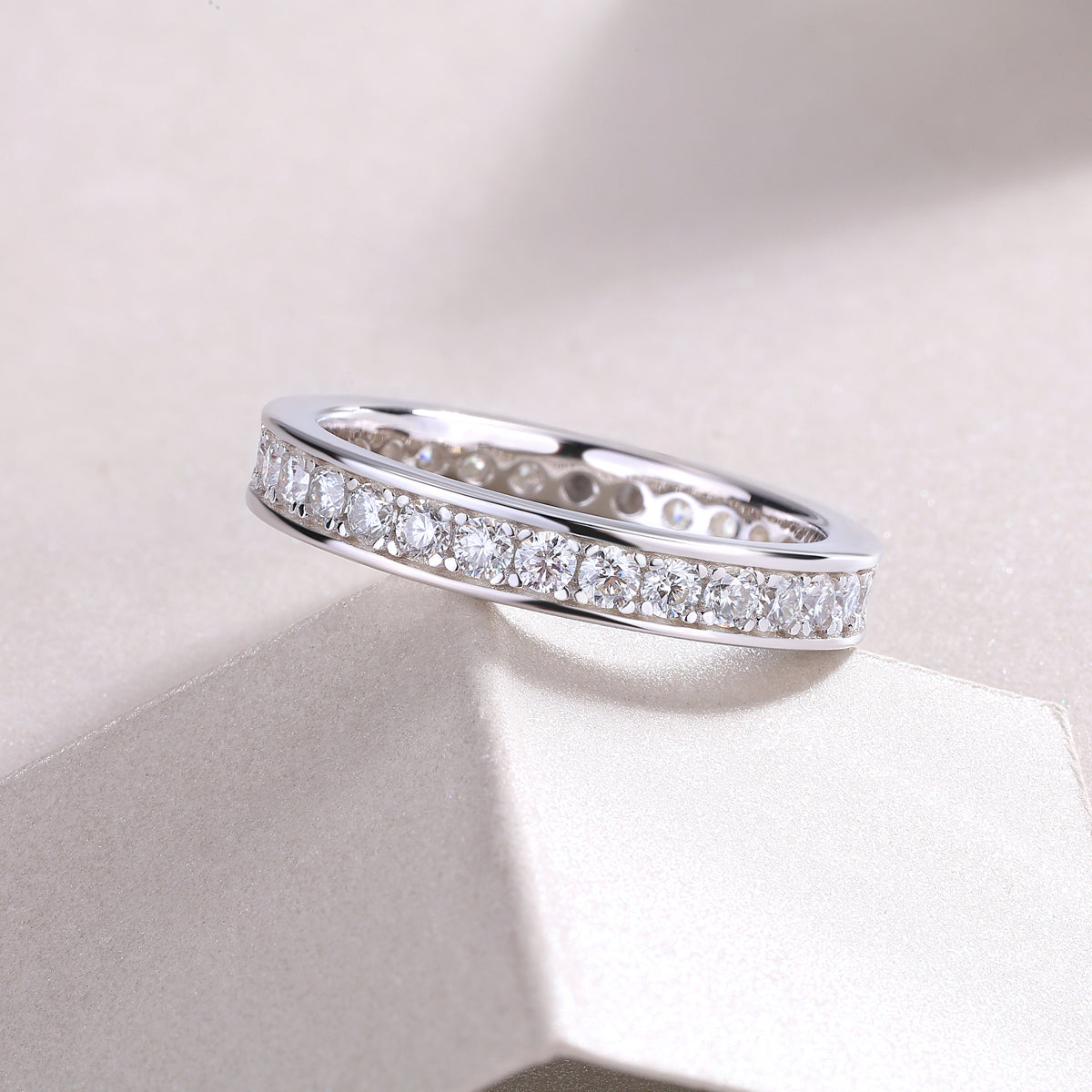 Carissie Ring MF214332 - Silver Angle View