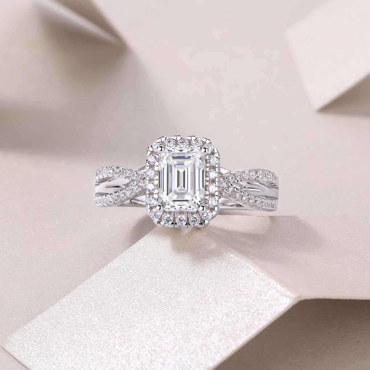 Carissie Ring MF214337 - Silver Angle View