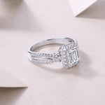 Carissie Ring MF214337 - Silver Angle View