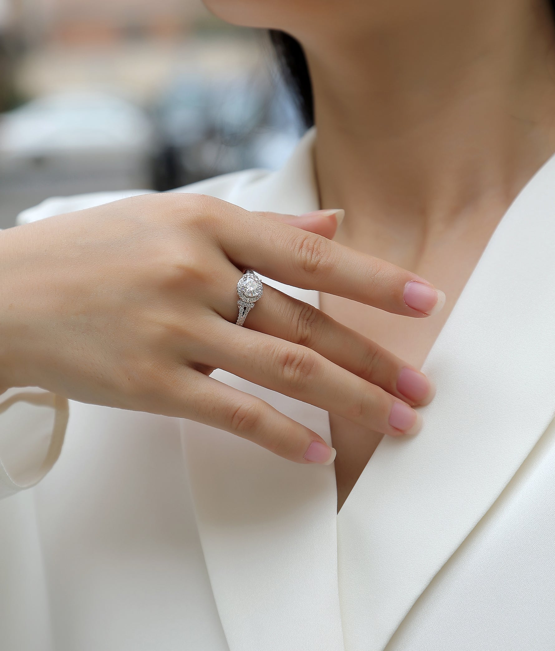 Carissie Ring MF214343 - Silver On Model