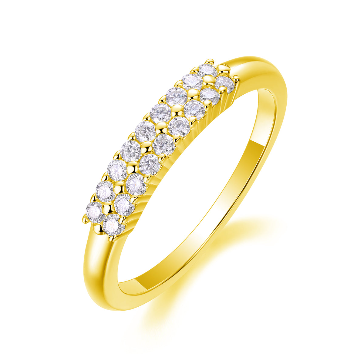 Carissie Ring MF214355 - Yellow Gold Angle View