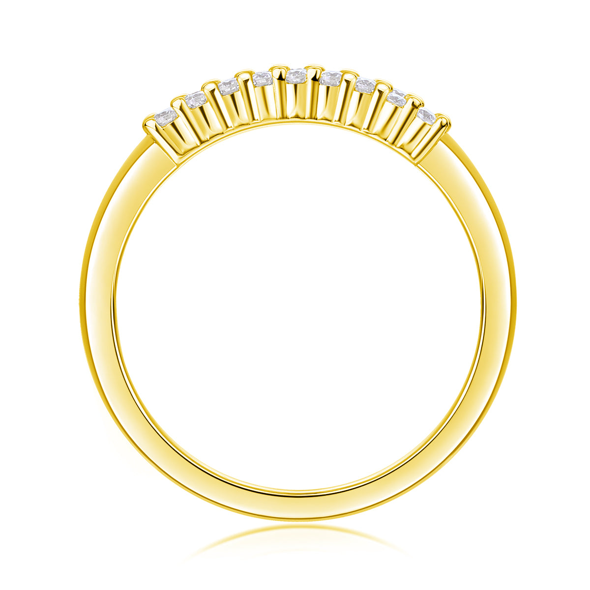 Carissie Ring MF214355 - Yellow Gold Side View