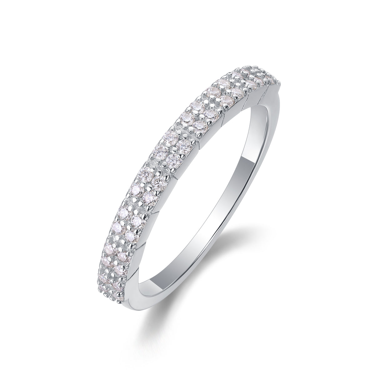Carissie Ring MF214357 - Silver Angle View