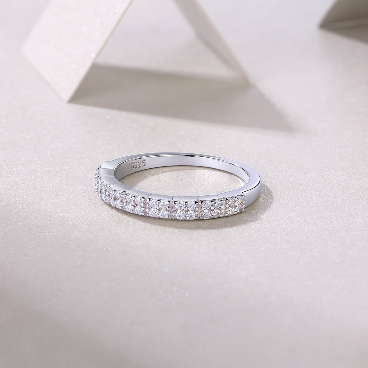 Carissie Ring MF214357 - Silver Angle View