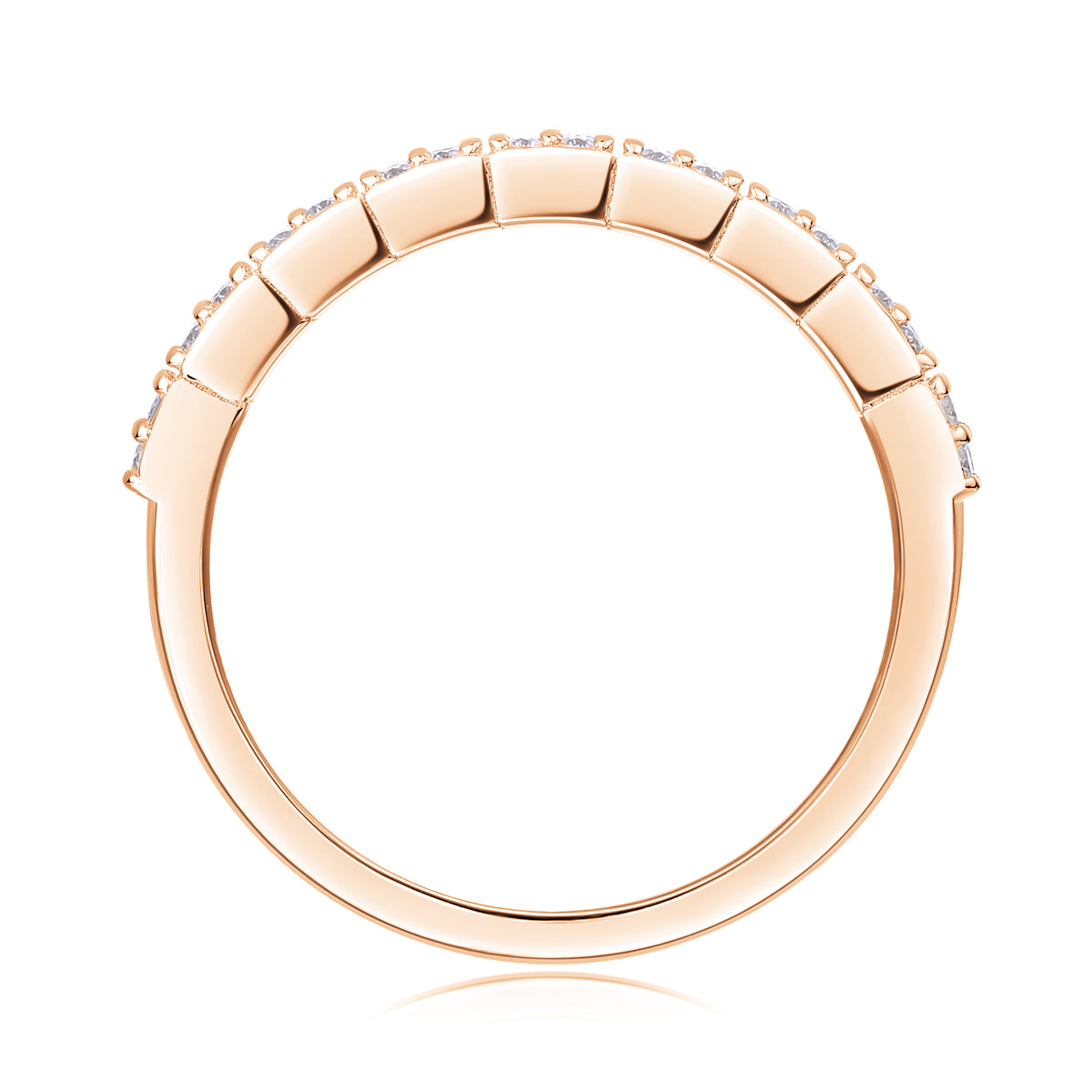 Carissie Ring MF214357 - Rose Gold Side View