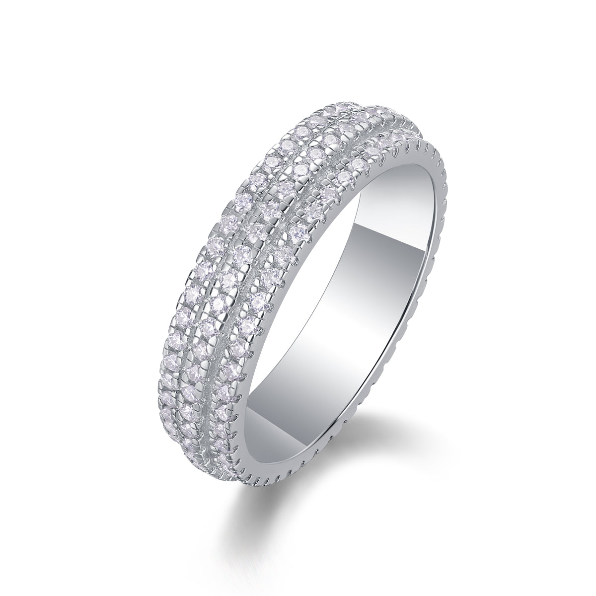 Carissie Ring MF214358 - Silver Angle View